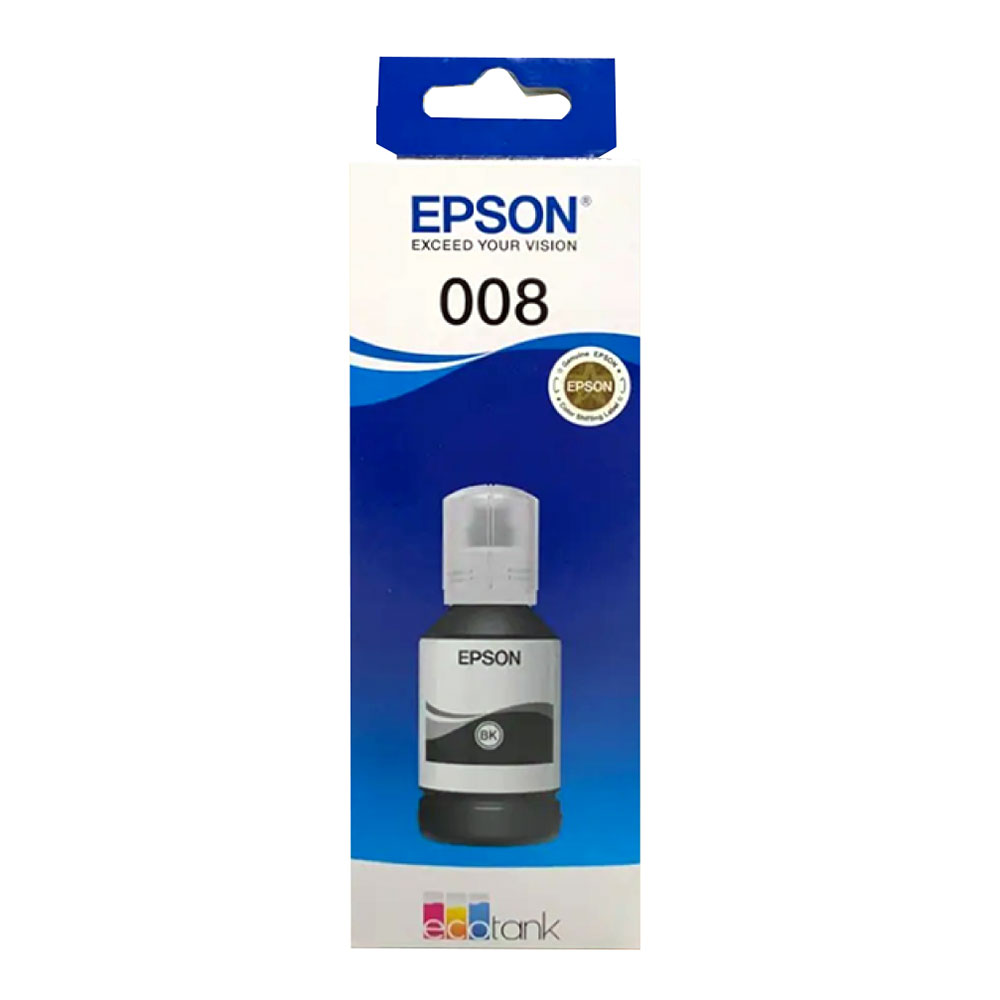 INK (หมึกสำหรับเครื่องพิมพ์) EPSON 008 (T06G100) BLACK FOR L15150 127ML