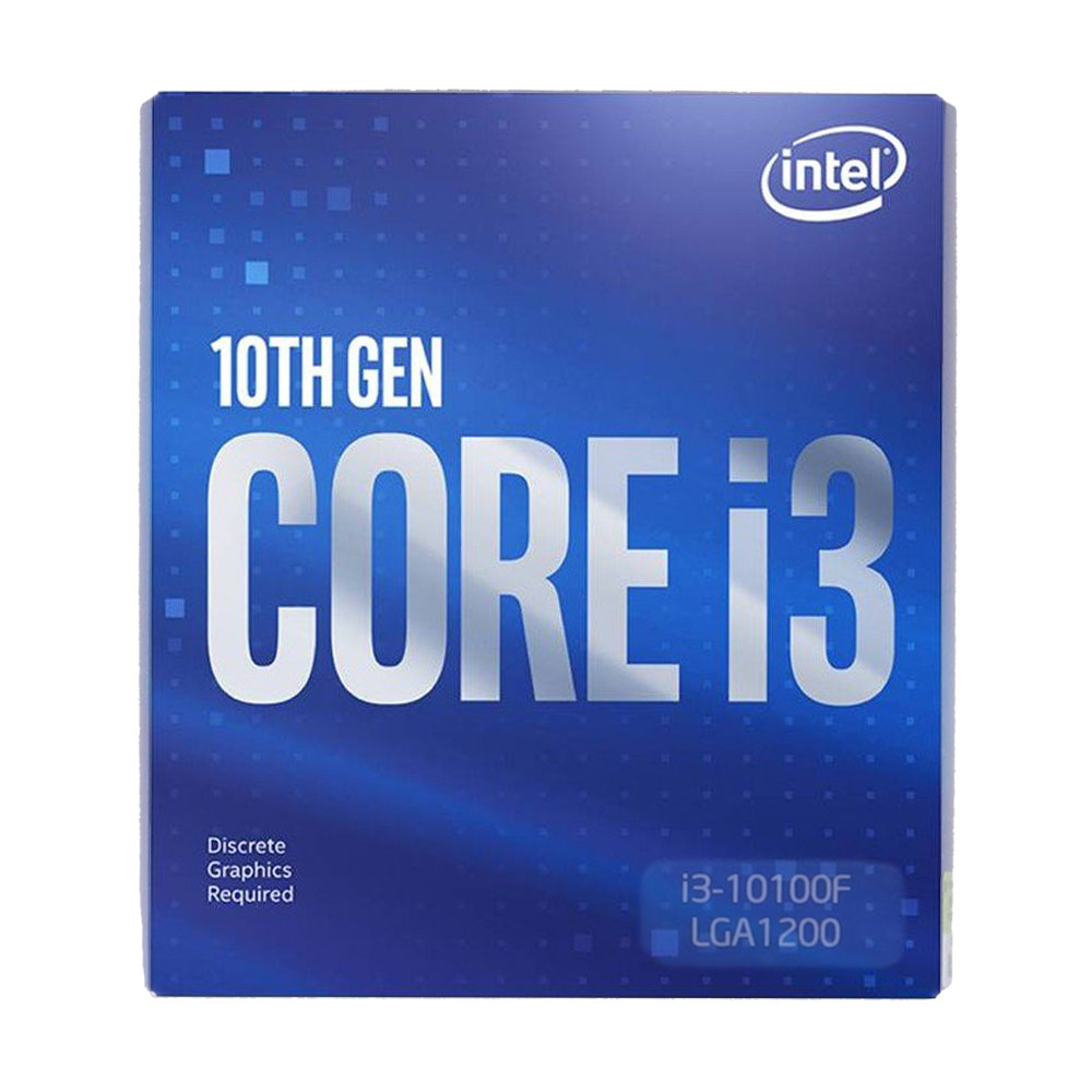 CPU (ซีพียู) INTEL CORE I3-10100F 3.60 GHz (SOCKET LGA 1200)