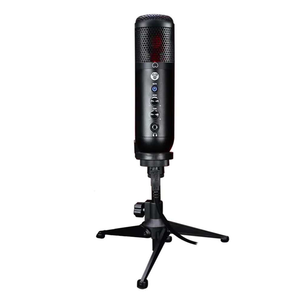 MICROPHONE (ไมโครโฟน) FANTECH LEVIOSA MCX01 (USB) (BLACK)