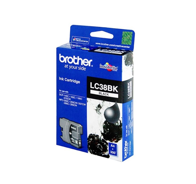 INK BROTHER (หมึกพิมพ์สำหรับปริ้นเตอร์) LC-38BK (BLACK)