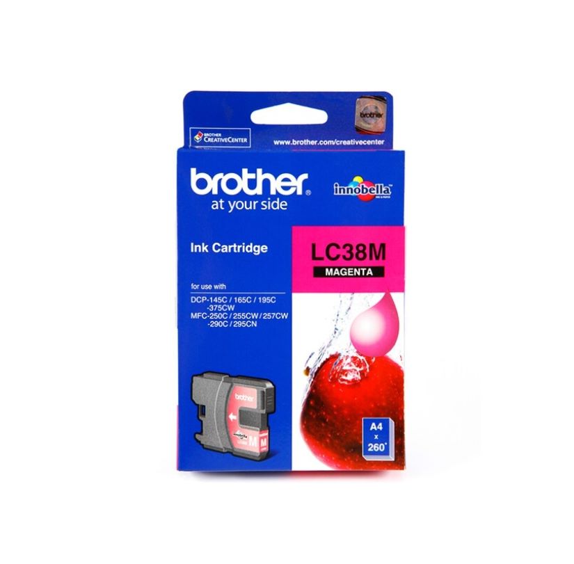 INK BROTHER (หมึกพิมพ์สำหรับปริ้นเตอร์) LC-38M (MAGENTA)