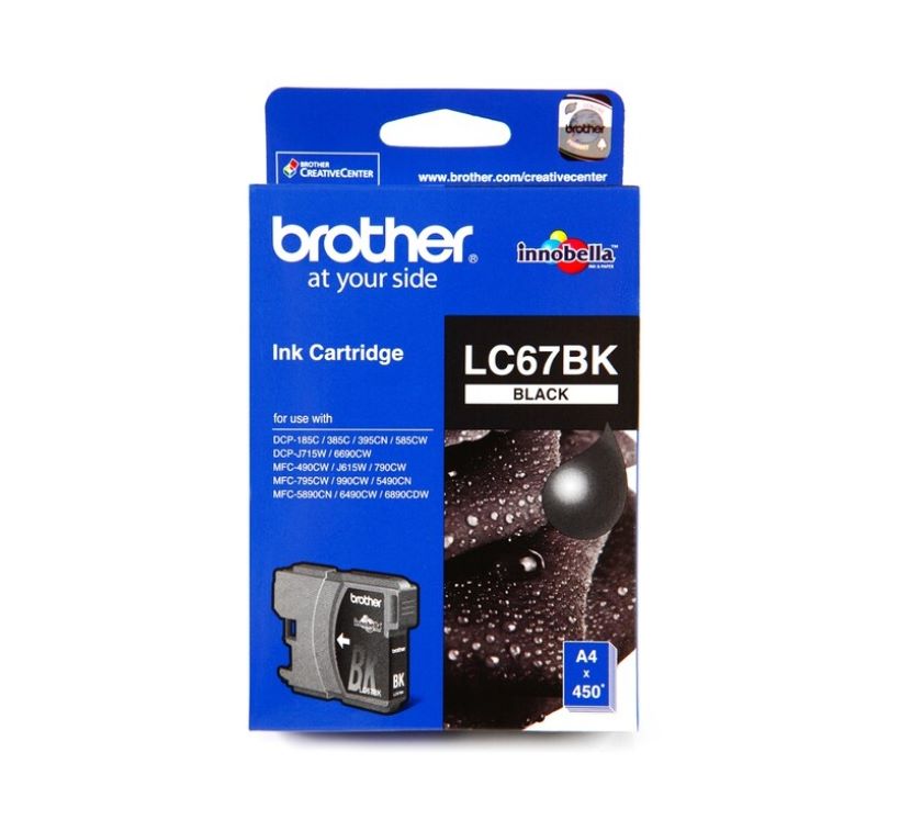 INK BROTHER (หมึกพิมพ์สำหรับปริ้นเตอร์) LC-67BK (BLACK)