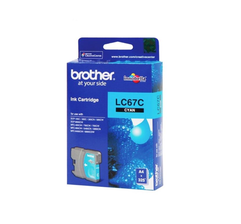 INK BROTHER (หมึกพิมพ์สำหรับปริ้นเตอร์) LC-67C (CYAN)