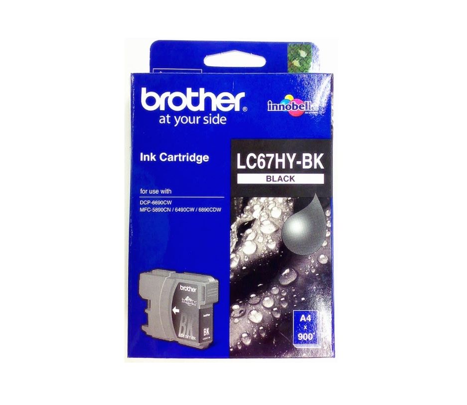 INK BROTHER (หมึกพิมพ์สำหรับปริ้นเตอร์) LC-67HYBK (BLACK)