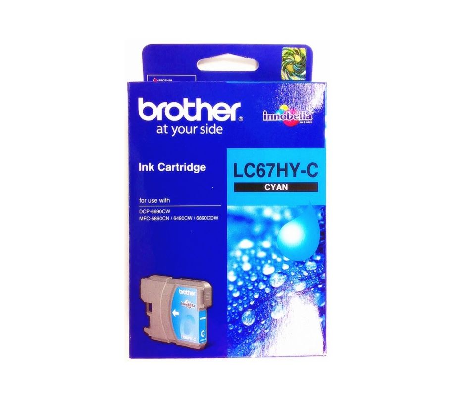 INK BROTHER (หมึกพิมพ์สำหรับปริ้นเตอร์) LC-67HYC (CYAN)