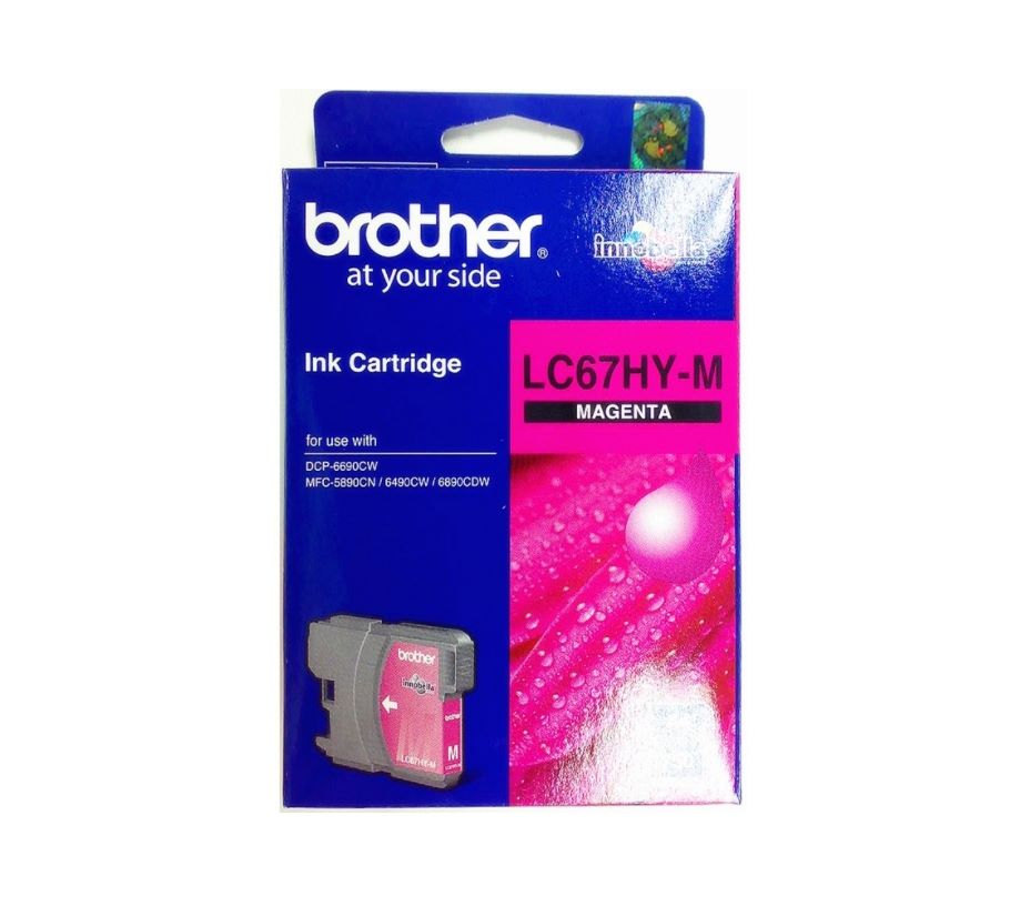 INK BROTHER (หมึกพิมพ์สำหรับปริ้นเตอร์) LC-67HYM (MAGENTA)