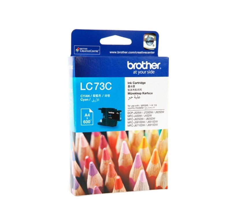 INK BROTHER (หมึกพิมพ์สำหรับปริ้นเตอร์) LC-73C (CYAN)