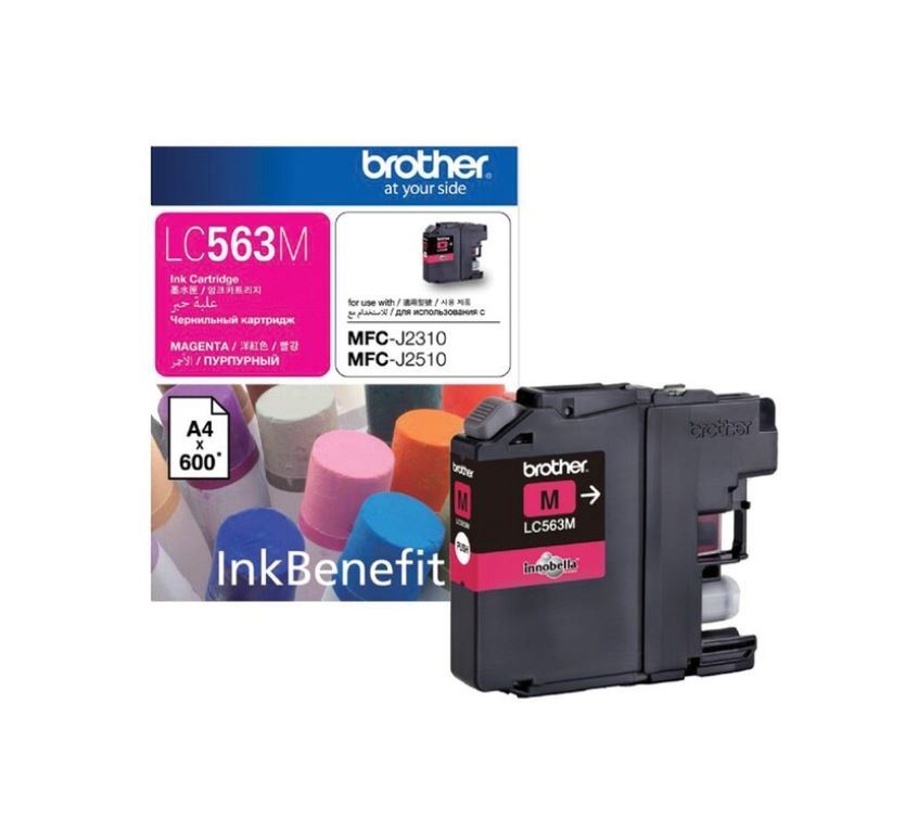 INK BROTHER (หมึกพิมพ์สำหรับปริ้นเตอร์) LC-563M (MAGENTA)
