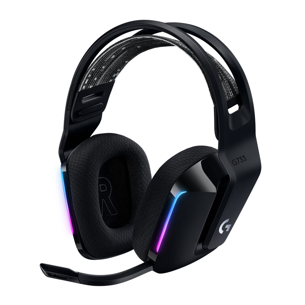 WIRELESS HEADSET (หูฟังไร้สาย) LOGITECH G G733 LIGHTSPEED WIRELESS (BLACK)