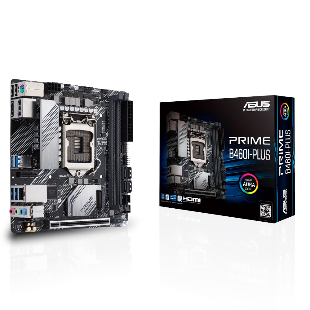 MAINBOARD (เมนบอร์ด) ASUS PRIME B460I-PLUS (90MB14X0-M0UAY0) BLACK