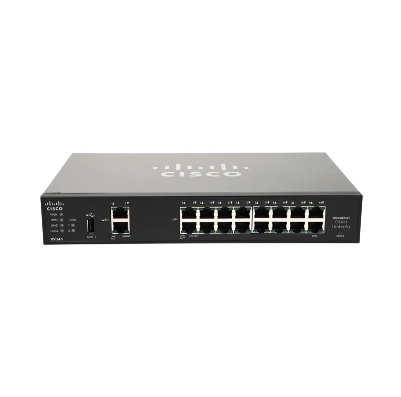 ROUTER (เราเตอร์) CISCO RV345 DUAL WAN GIGABIT VPN ROUTER (RV345-K9-G5)