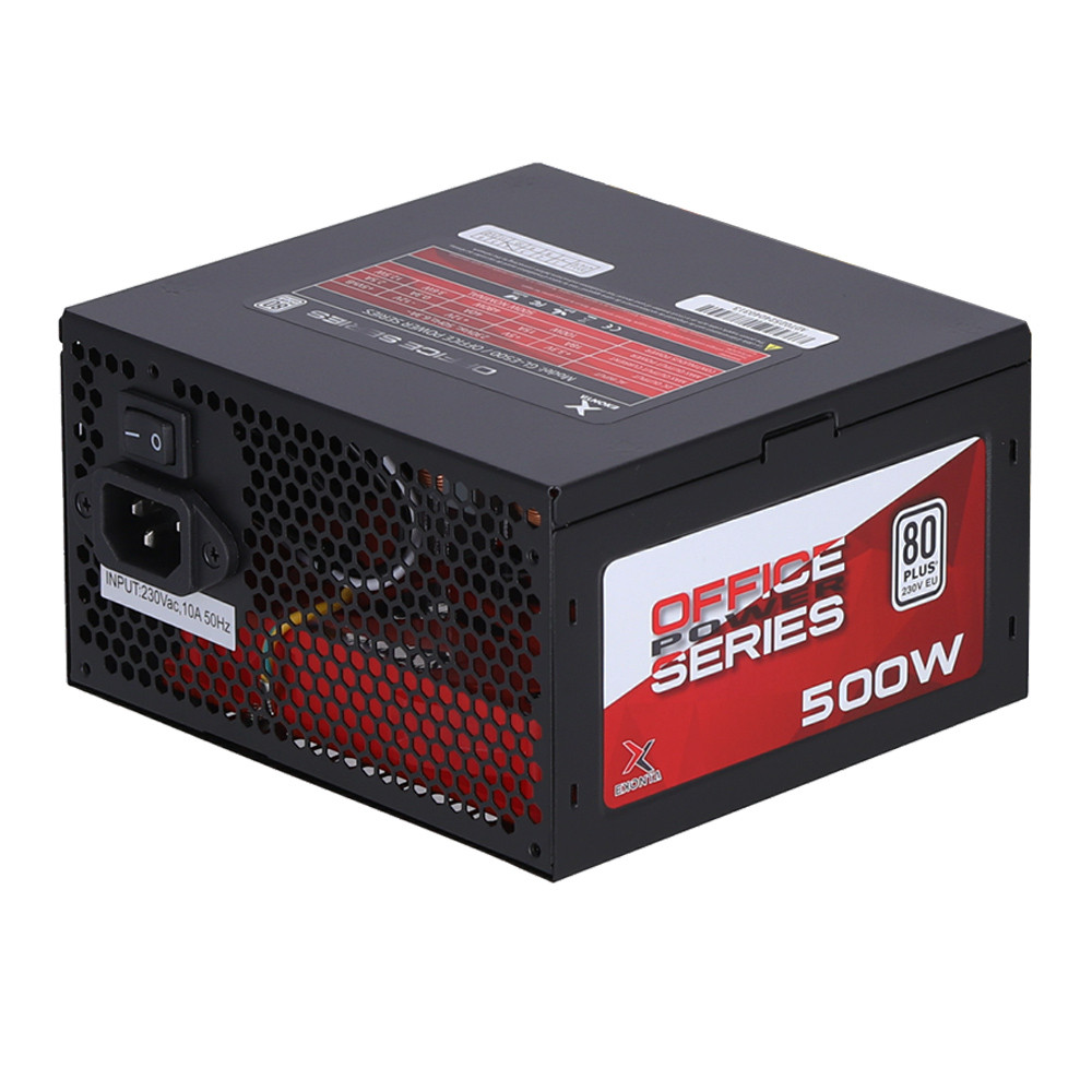 POWER SUPPLY (อุปกรณ์จ่ายไฟ) EKONTA GL-E500 - 500W 80 PLUS BLACK ATX