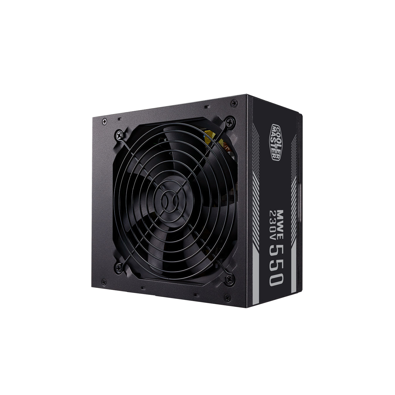 POWER SUPPLY (อุปกรณ์จ่ายไฟ) COOLER MASTER MWE WHITE 230V V2 550W A/EU CABEL (80 PLUS WHITE) (MPE-5501-ACABW)