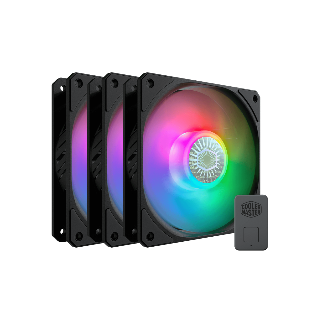 CASE FAN (พัดลมเคส) COOLER MASTER SICKLEFLOW 120 ARGB 3IN1 (3 FAN PACK) (MFX-B2DN-183PA-R1)