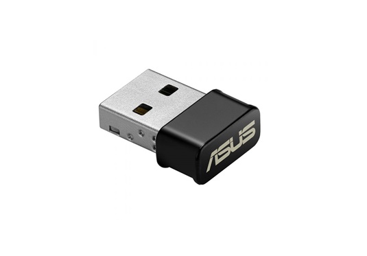 WIRELESS USB ADAPTER (ยูเอสบีไวไฟ) ASUS  DUAL BAND AC1200 NANO (USB-AC53NANO) BLACK