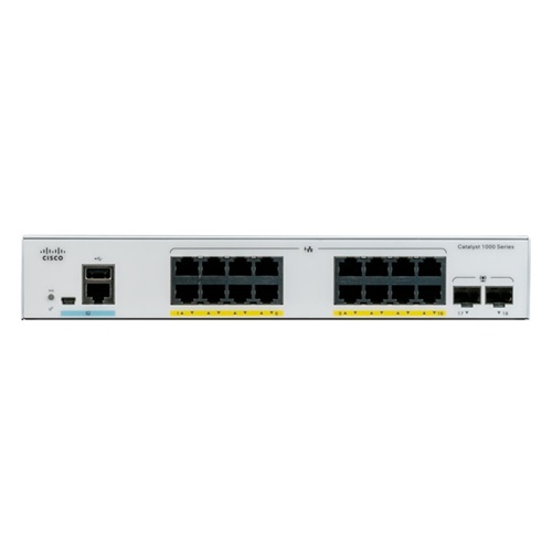 SWITCH (สวิตซ์) CISCO C1000-16T-2G-L 16 PORTS GE, 2x1G SFP