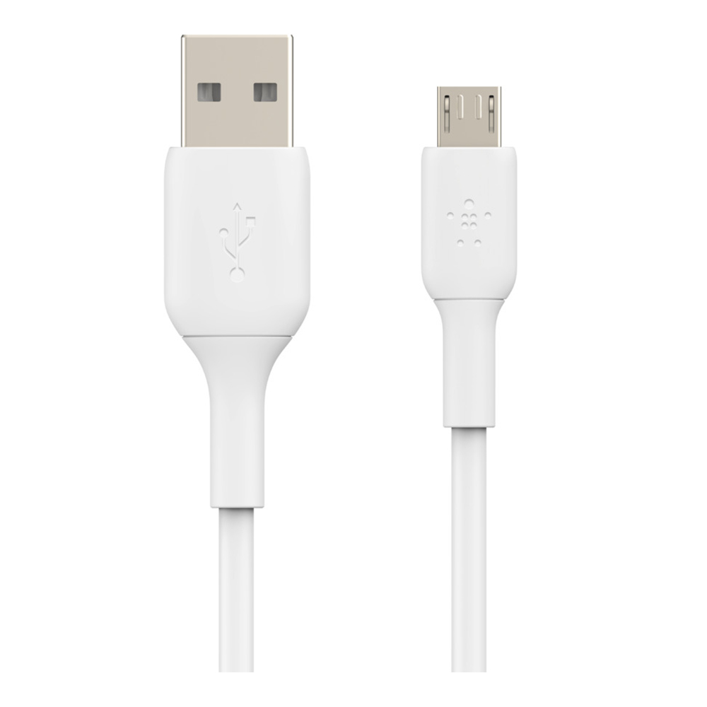 CHARGER CABLE (สายชาร์จ) BELKIN MICRO TO USB-A 2.4A 1 METER (CAB005BT1MWH)