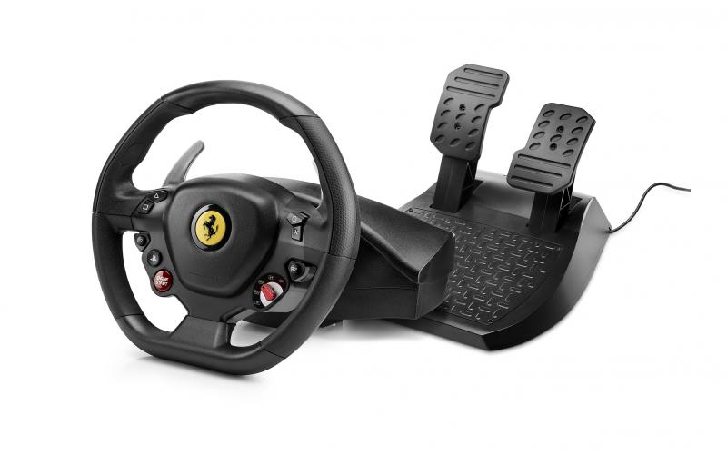 RACING WHEEL CONTROLLER (คอนโทรลเลอร์พวงมาลัย) THRUSTMASTER T80 FERRARI 488 GTB EDITION (4160673)