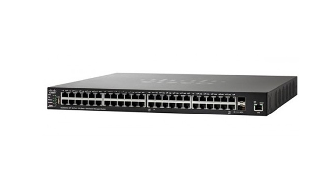 SWITCH (สวิตซ์) CISCO SF250-48 48-PORT 10/100 SWITCH (SF250-48-K9-EU) BLACK