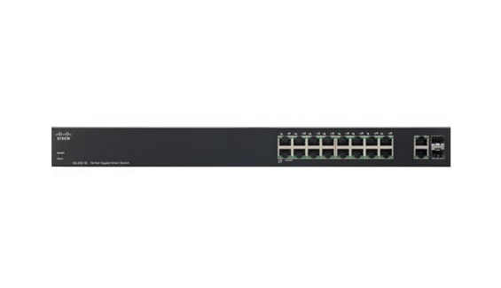 SWITCH (สวิตซ์) CISCO SG250-18 18-PORT GIGABIT SMART SWITCH (SG250-18-K9-EU) BLACK