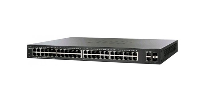 SWITCH (สวิตซ์) CISCO SG250-50HP 50-PORT GIGABIT POE SMART SWITCH (SG250-50HP-K9-EU) BLACK