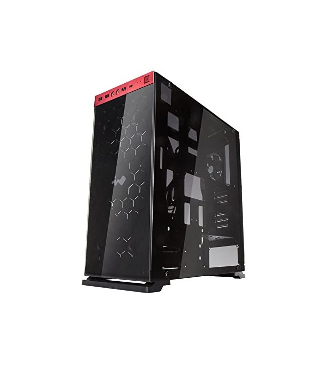 CASE (เคส) IN WIN 805 (BLACK-RED)
