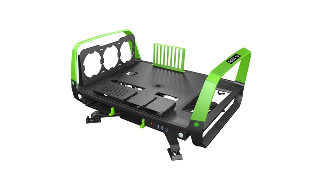 CASE (เคส) IN WIN X FRAME 2.0 - GREEN/BLACK