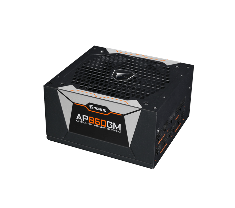 POWER SUPPLY (อุปกรณ์จ่ายไฟ) GIGABYTE AORUS AP850GM 850W 80 PLUS GOLD (GP-AP850GM_1.0) BLACK