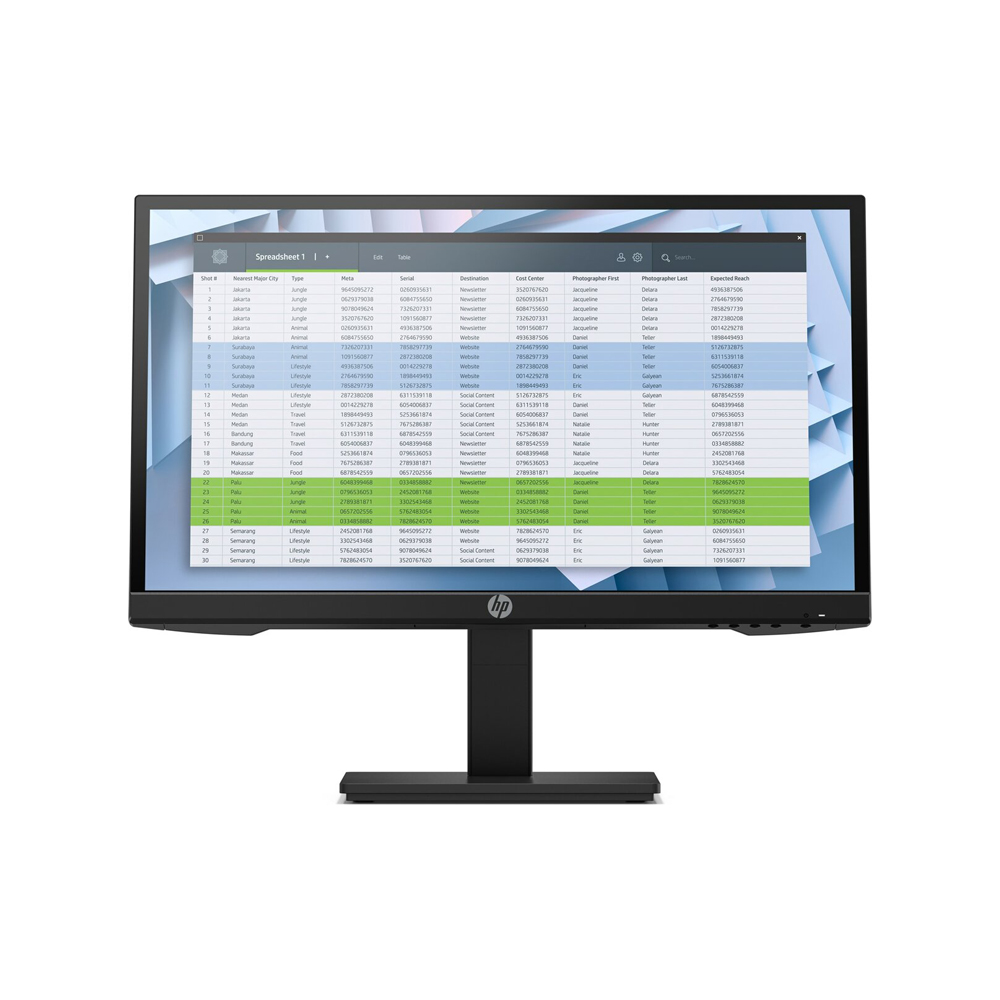 MONITOR (จอมอนิเตอร์) HP P22h G4 21.5 INCH IPS 60 Hz
