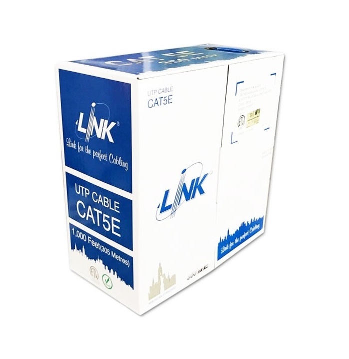 LAN CABLE (สายแลน) LINK US-9025LSZH CAT5E UTP PATCH CORD CABLE CAT 5E BANDWIDTH 350 MHz