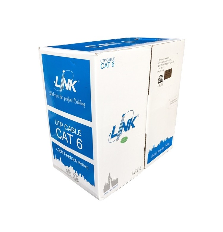 LAN CABLE (สายแลน) LINK US-9126LSZH CAT 6 UTP STRANDED (600 MHz) PATCH CORD