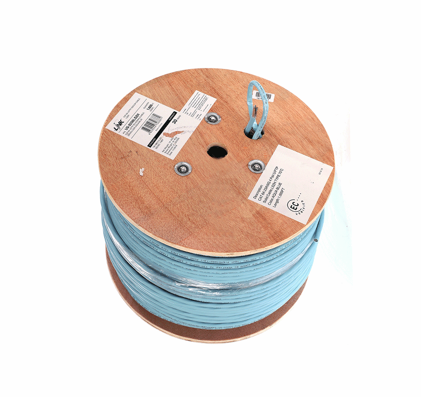 LAN CABLE (สายแลน) LINK US-9266LSZH CAT 6A F/UTP XG ( 650 MHz ) CABLE
