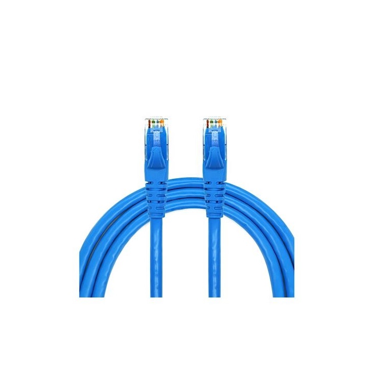LAN CABLE (สายแลน) LINK US-5006LZ-4  CAT 5E RJ45 - RJ45 PATCH CORD, LSZH 2 M. BLUE