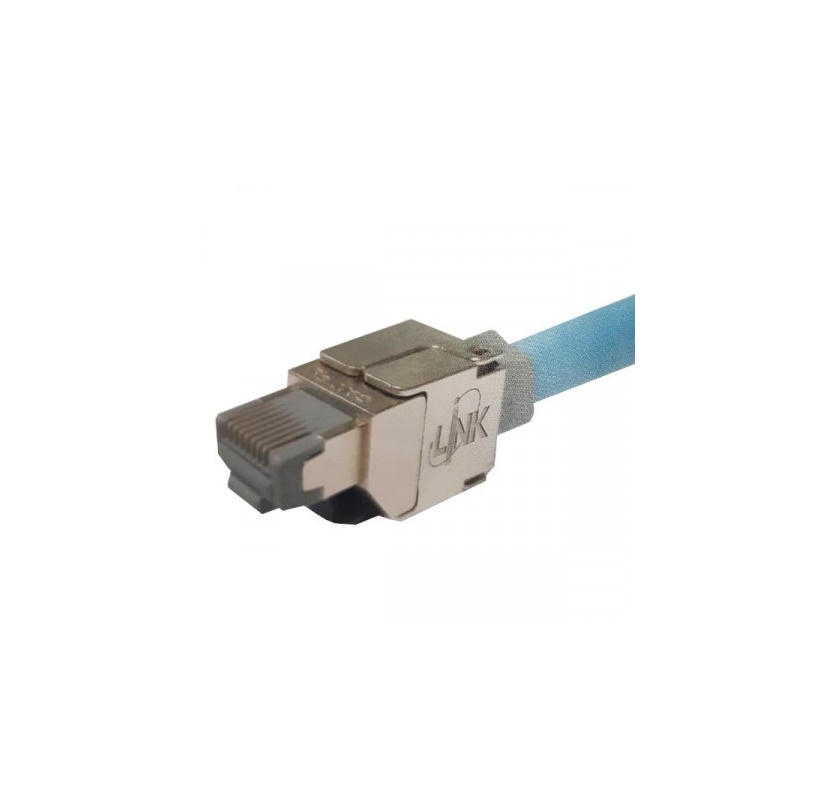 CABLE ACCESSORY (อุปกรณ์เสริมเคเบิล) LINK US-1071S SHIELD CAT 6A RJ45 MODULAR PLUG