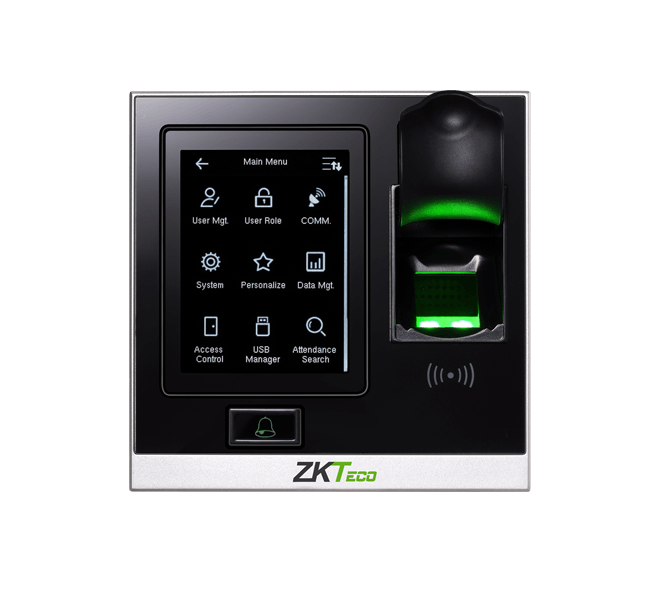 FINGERSCAN DEVICE (เครื่องสแกนลายนิ้วมือ) ZKTECO SF400 (BLACK)