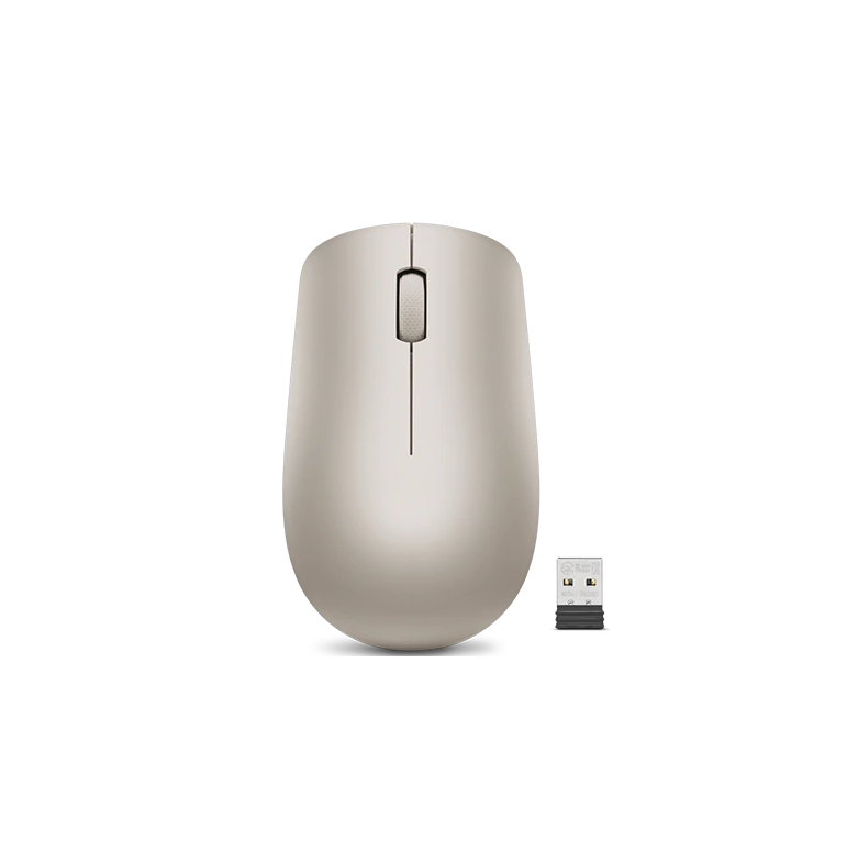 MOUSE (เมาส์ไร้สาย) LENOVO 530 WIRELESS (ALMOND)