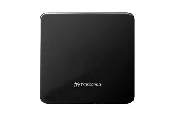 DVD-RW EXT (เครื่องอ่าน-เขียนดีวีดีพกพา) TRANSCEND EXTRASLIM PORTABLE DVDWRITER USB2.0 (BLACK)