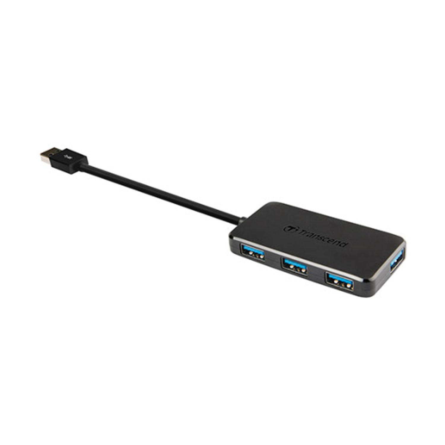 USB HUB (ยูเอสบีฮับ) TRANSCEND ULTRASLIM AND PORTABLE USB3.1 4 PORT HUB