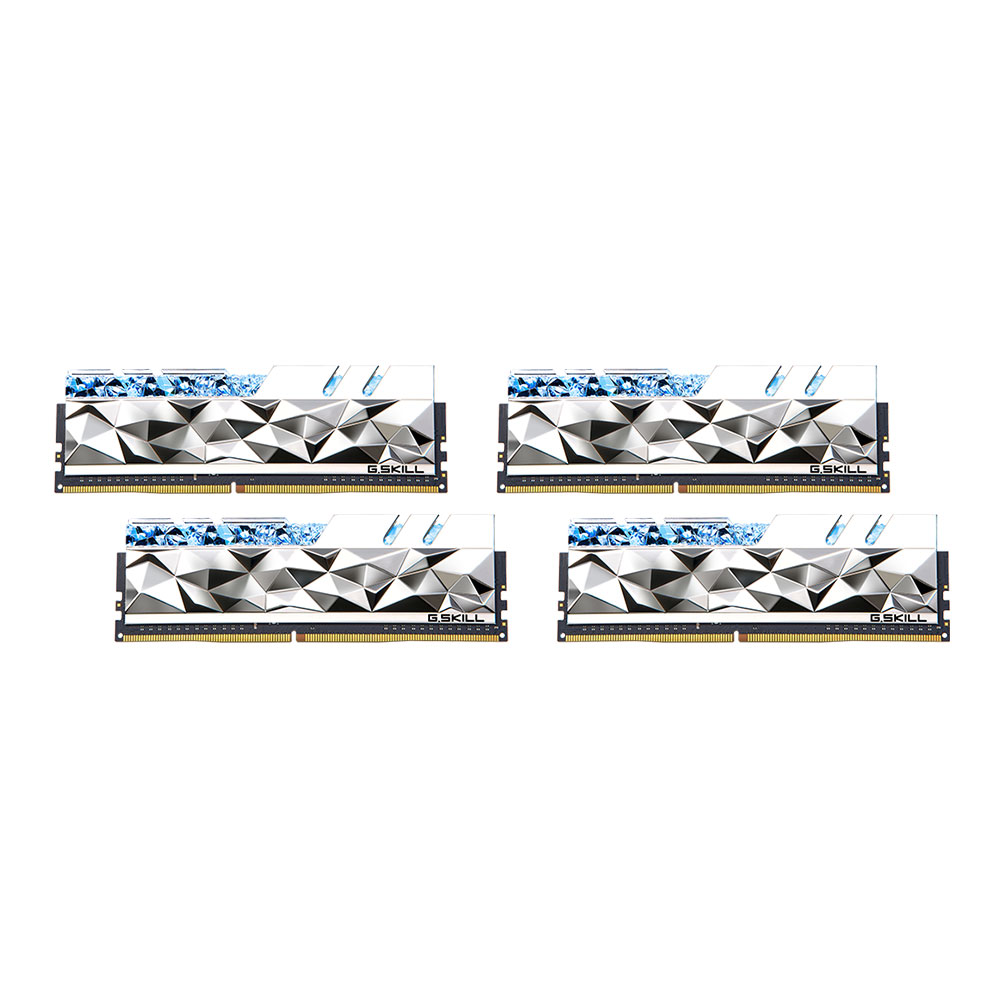 64GB (16GBx4) DDR4 3600MHz RAM (หน่วยความจำ) G.SKILL TRIDENT Z ROYAL ELITE (SILVER) (F4-3600C16Q-64GTESC)