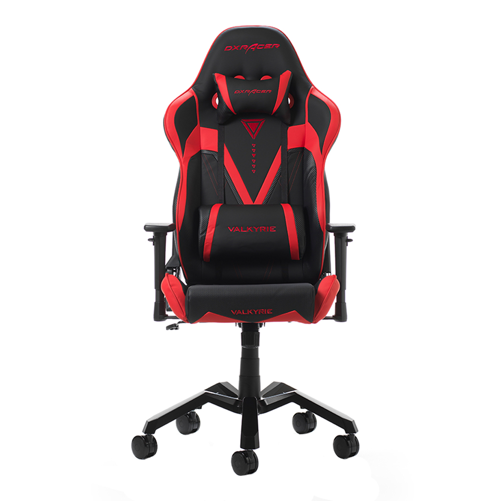 GAMING CHAIR (เก้าอี้เกมมิ่ง) DXRACER VALKYRIE SERIES (V03/NR) (BLACK-RED) (สินค้าต้องประกอบก่อนใช้งาน)