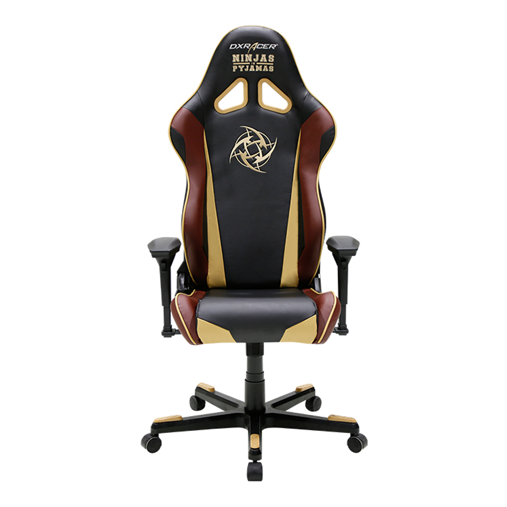 GAMING CHAIR (เก้าอี้เกมมิ่ง) DXRACER NIP TEAM (BLACK-COFFEE) (NIP) (สินค้าต้องประกอบก่อนใช้งาน)