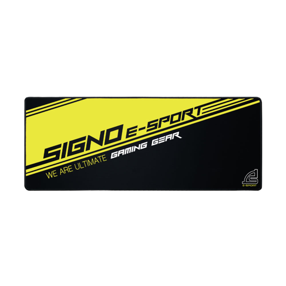 MOUSE PAD (เมาส์แพด) SIGNO MT-305G GROOVE (YELLOW) (770 x 295 x 3mm)
