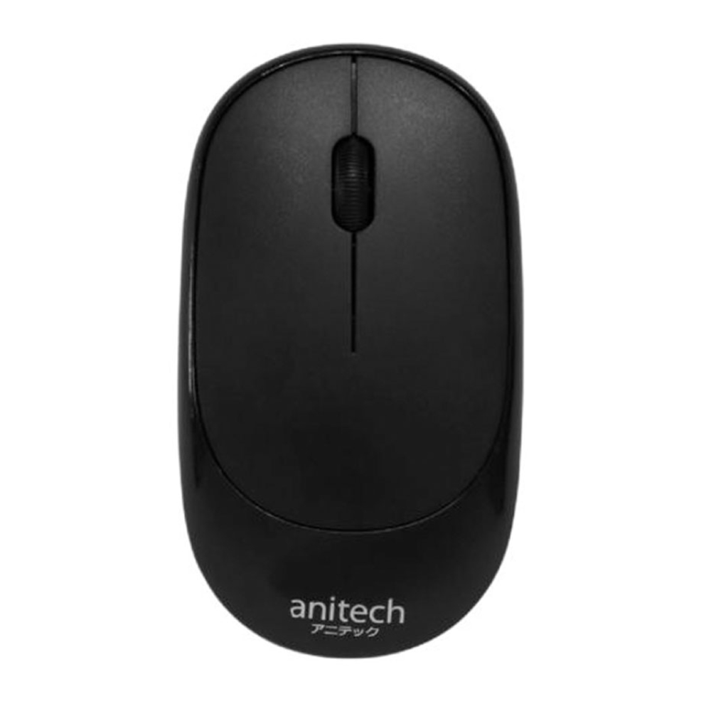 WIRELESS MOUSE (เมาส์ไร้สาย) ANITECH SOFTCLICK W224-BK (BLACK)