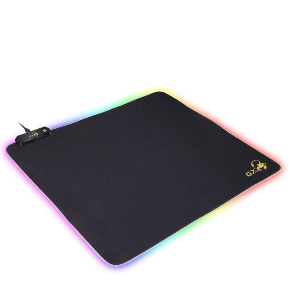 MOUSE PAD (เมาส์แพด) GENIUS GX-PAD 500S RGB, 450 x 400 x 3MM (GNS-31250004400)