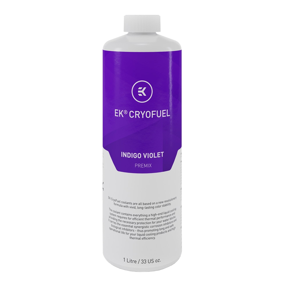COOLANT (น้ำยาหล่อเย็น) EK-CRYOFUEL INDIGO VIOLET (PREMIX 1000ML)