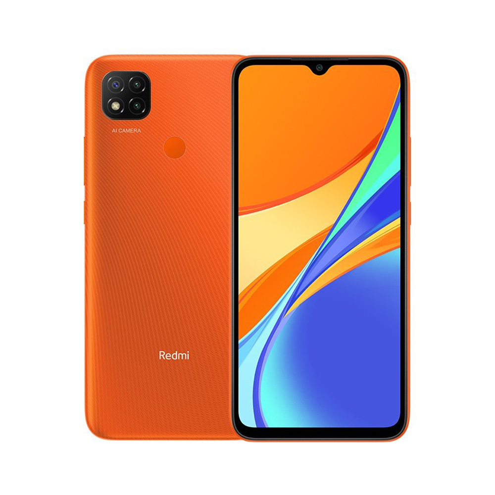 SMARTPHONE (สมาร์ทโฟน) REDMI 9C 6.53 INCH 5MP (13+2+2MP) 3/64GB (6934177726958) SUNRISE ORANGE