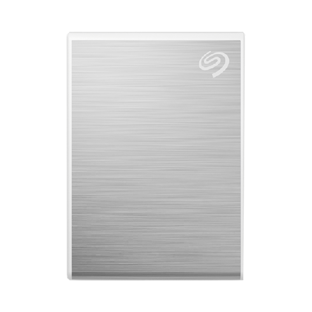 1 TB PORTABLE SSD (เอสเอสดีพกพา) SEAGATE ONE TOUCH SSD - SILVER STKG1000401