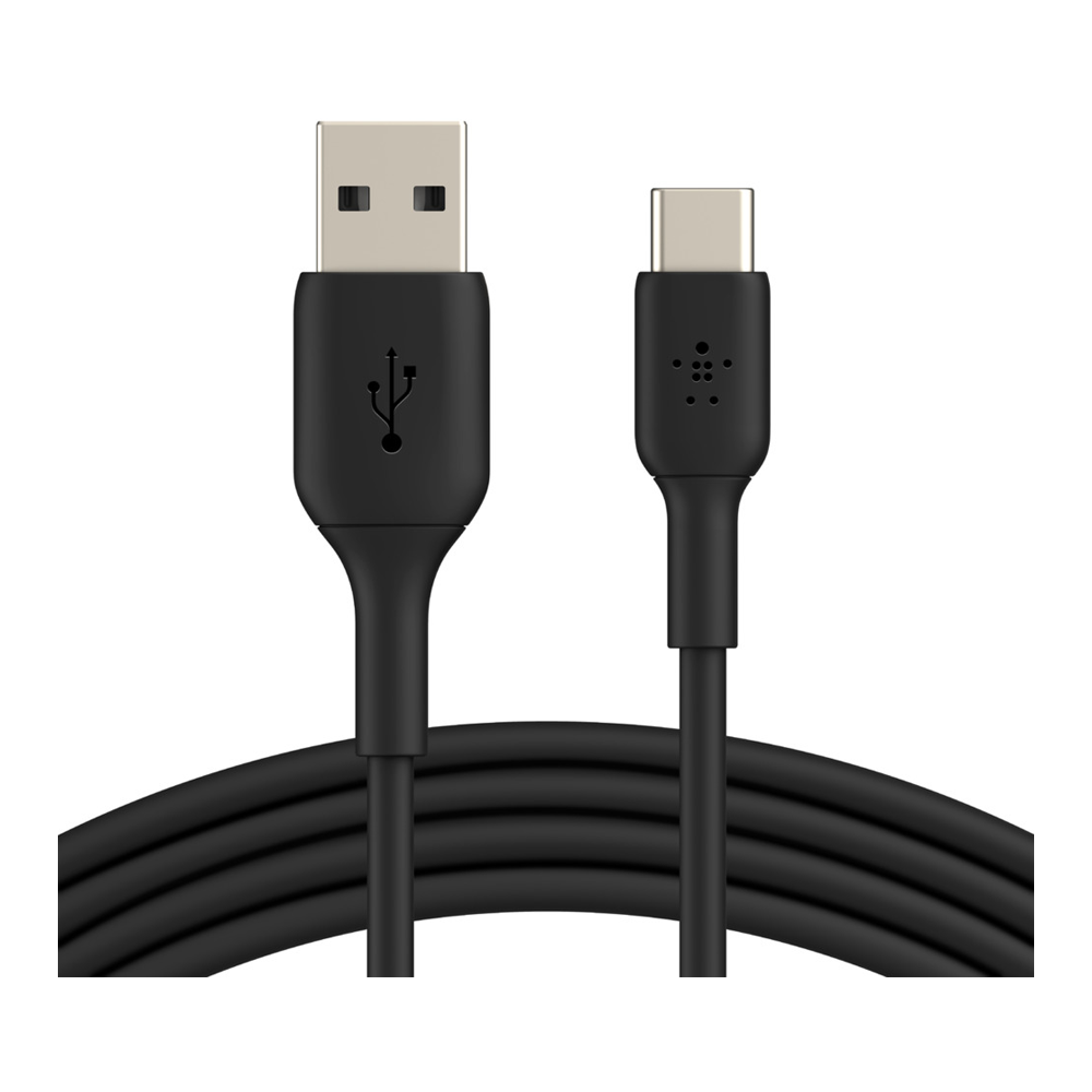 CHARGING CABLE (สายชาร์จ) BELKIN BOOST CHARGE USB-A TO USB-C 2 METER (CAB001BT2MBK) (BLACK)