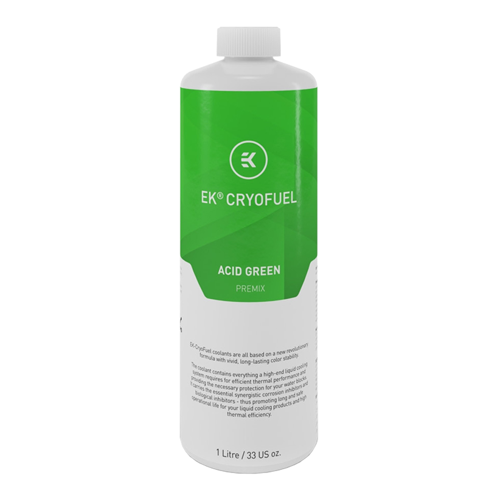 COOLANT (น้ำยาหล่อเย็น) EK-CRYOFUEL ACID GREEN (PREMIX 1000ML)