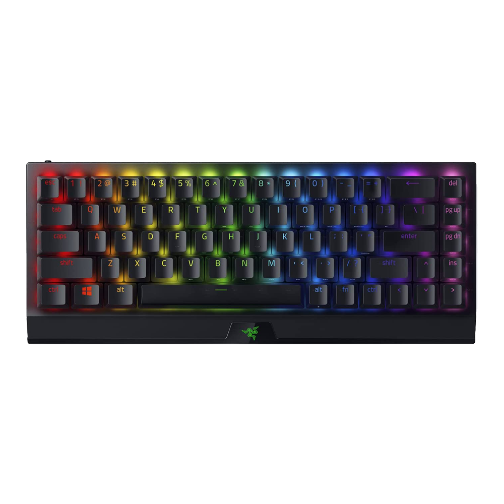 WIRELESS KEYBOARD (คีย์บอร์ดไร้สาย) RAZER BLACKWIDOW V3 MINI HYPERSPEED (RAZER YELLOW SWITCH) (RGB LED) (EN)